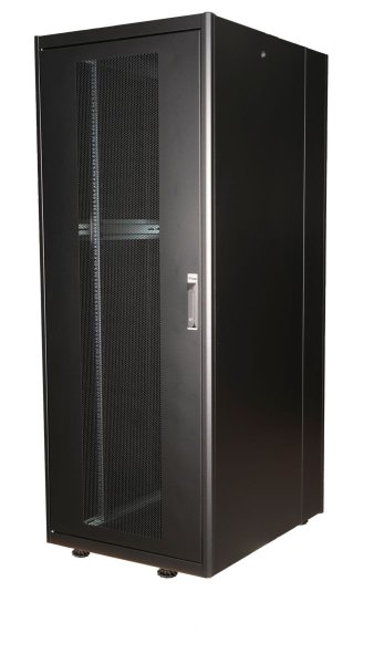 Equip Basic Flex 19' Cabinet, 42U, 800X1000MM, Perforated Front Door, RAL9005 Black