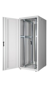 Equip Basic Flex 19' Cabinet, 42U, 800X1000MM, Perforated Front Door, RAL7035 Grey