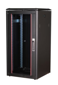 Equip Dynamic Flex 19' Cabinet, 22U, 600X600MM, RAL9005 Black