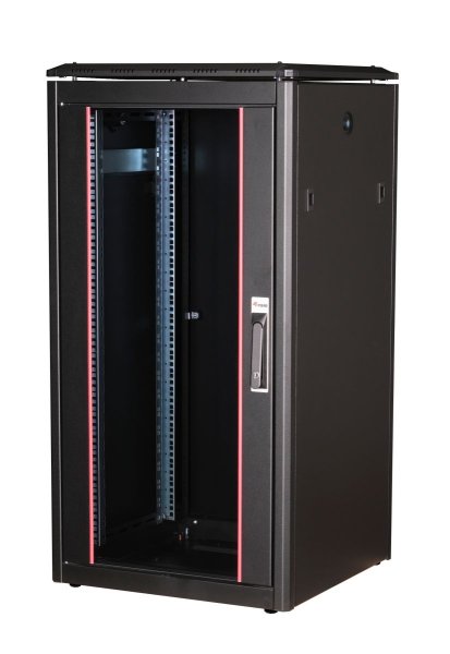 Equip Dynamic Flex 19' Cabinet, 22U, 600X600MM, RAL9005 Black