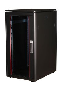 Equip Dynamic Flex 19' Cabinet, 22U, 600X800MM, RAL9005 Black