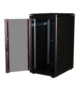 Equip Dynamic Flex 19' Cabinet, 22U, 600X800MM, RAL9005 Black