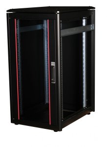 Equip Dynamic Flex 19' Cabinet, 22U, 600X800MM, RAL9005 Black