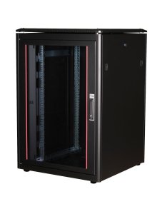 Equip Dynamic Flex 19' Cabinet, 22U, 800X800MM, RAL9005 Black