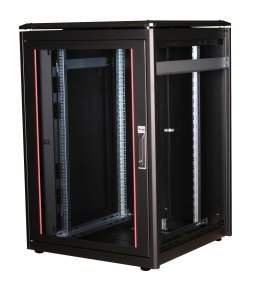 Equip Dynamic Flex 19' Cabinet, 22U, 800X800MM, RAL9005 Black
