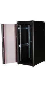 Equip Dynamic Flex 19' Cabinet, 26U, 600X800MM, RAL9005 Black