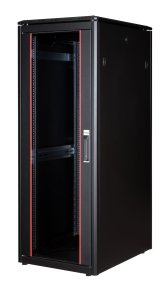 Equip Dynamic Flex 19' Cabinet, 32U, 600X800MM, RAL9005 Black