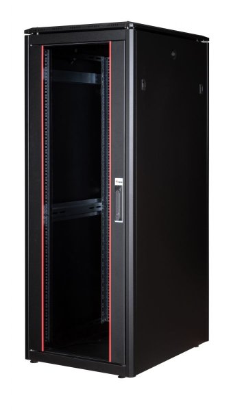 Equip Dynamic Flex 19' Cabinet, 32U, 600X800MM, RAL9005 Black