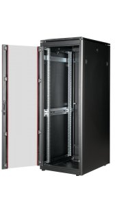 Equip Dynamic Flex 19' Cabinet, 32U, 600X800MM, RAL9005 Black