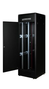 Equip Dynamic Flex 19' Cabinet, 36U, 600X600MM, RAL9005 Black