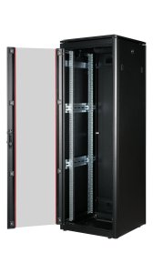 Equip Dynamic Flex 19' Cabinet, 36U, 600X600MM, RAL9005 Black