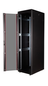 Equip Dynamic Flex 19' Cabinet, 42U, 600X800MM, RAL9005 Black