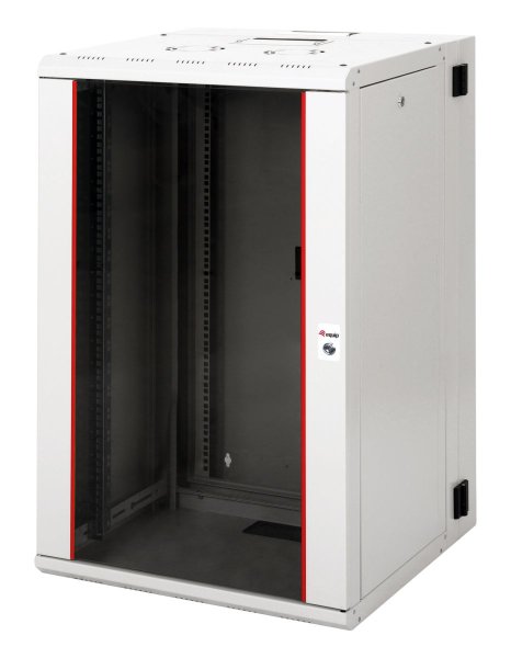 Equip Pro Mount 19' Cabinet, 20U, 600X600MM, Double Sectioned, RAL7035 Grey