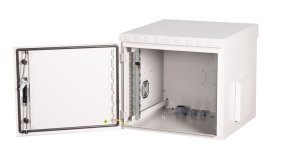 Equip Safe Outdoor 19' Cabinet, 09U, 600X600MM, RAL7035 Grey