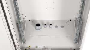 Equip Safe Outdoor 19' Cabinet, 16U, 600X450MM, RAL7035 Grey