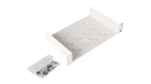 Equip Fixed Shelf 10', 1U, 150MM, Grey