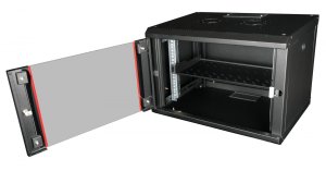 Equip Fixed Shelf 19', 1U, 400MM, Black