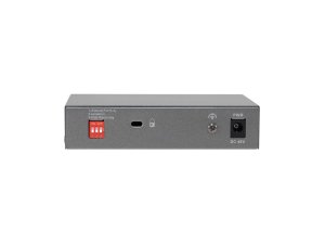 LevelOne 5-Port Gigabit PoE Switch, 802.3af/at/bt PoE, 4 PoE Outputs, 60W Power Budget, Long-Range PoE with Watchdog