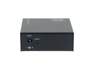 LevelOne Smart Gigabit RJ45-SC Media Converter, Single-Mode Fiber, 1310nm, 20km, Compatible with 19-inch rack-mountable chassis