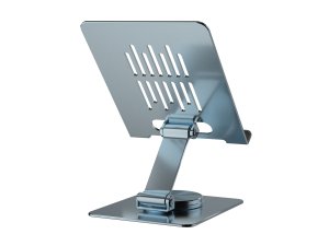 Conceptronic THANA09G Foldable Swivel Tablet Stand, 360° Rotating Base, Adjustable Height