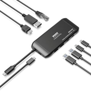 Port Designs Mobile docking station 1 X 4K USB-C 7 devices 100W