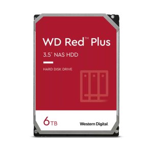 Western Digital Red Plus internal hard drive 6 TB 5400 RPM 256 MB 3.5″ Serial ATA III