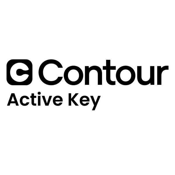 Contour Design Active Key AK-C4412F keyboard Medical USB UK English White
