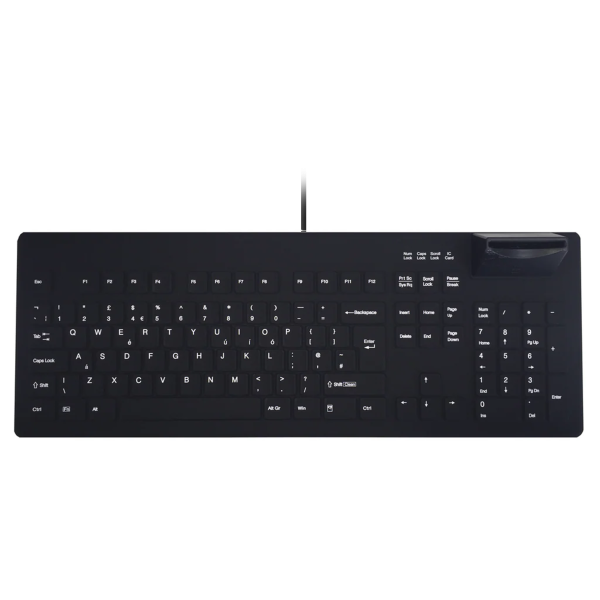 Contour Design Active Key Contour Medical Keyboard SmartCard Full-Size Wired Black UK C8200