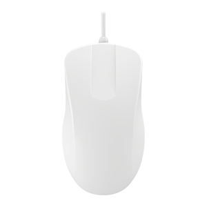 Contour Design Active Key Contour ClassicClean Medical Mouse IP68 Scroll Sensor Wired White PMH1