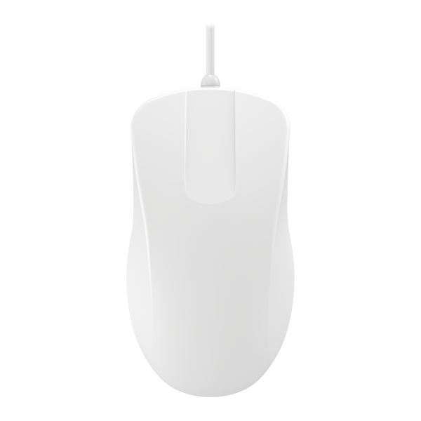 Contour Design Active Key Contour ClassicClean Medical Mouse IP68 Scroll Sensor Wired White PMH1