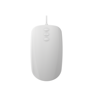 Contour Design Active Key Contour QuickClean Medical Mouse IP68 5-Button Wired White PMH3