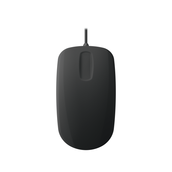 Contour Design Active Key Contour QuickClean Medical Mouse IP68 Scroll Sensor Wired Black PMH3