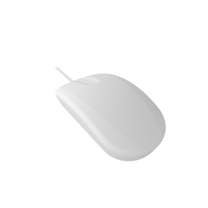 Contour Design Active Key Contour QuickClean Medical Mouse IP68 Scroll Sensor Wired White PMH3
