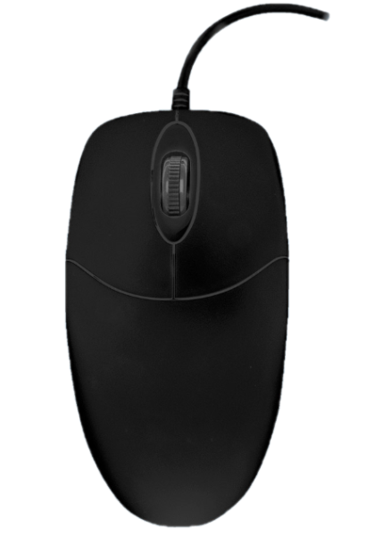 Contour Design Active Key Contour Washable Mouse IP68 Scroll Wheel Wired Black PMJ1