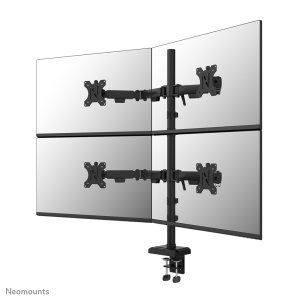 Neomounts DS60-600BL2-2 Quadruple monitor arm 10-32″