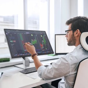 ALOGIC Clarity Fold Touch computer monitor 68.6 cm (27") 3840 x 2160 pixels 4K Ultra HD Touchscreen Black, Silver