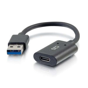 C2G 15cm (6in) USB-C® Female to USB-A Male SuperSpeed USB 5Gbps Adapter Converter