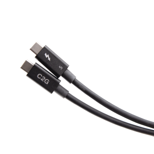 C2G 3.3ft (1m) ThunderboltTM 5 USB-C® Cable (80Gbps)