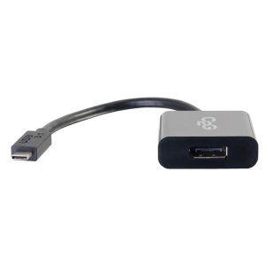 C2G USB-C® to DisplayPortTM Adapter Converter - 4K 30Hz - Black