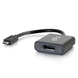 C2G USB-C® to DisplayPortTM Adapter Converter - 4K 30Hz - Black