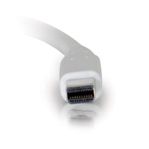 C2G 6ft (1.8m) Mini DisplayPortTM to DisplayPortTM Adapter Cable 4K 30Hz - Black