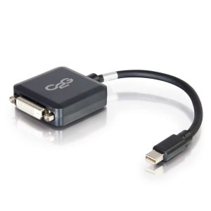 C2G 54311 video cable adapter 0.2 m Mini DisplayPort DVI-D Black