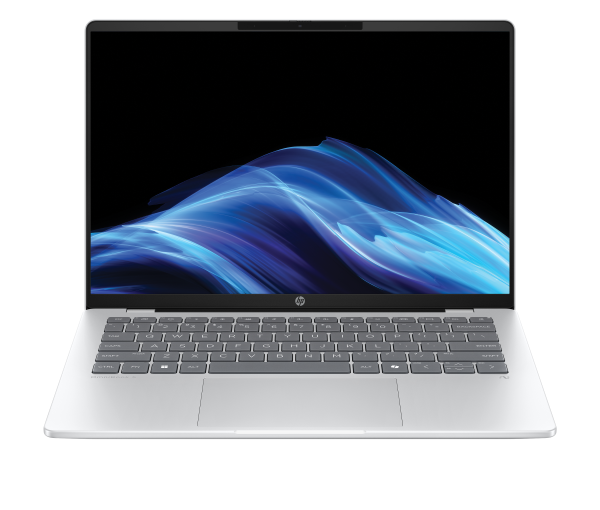 HP OmniBook 5 Next Gen AI 14-he0002na Copilot+ PC Snapdragon X1P-42-100 Laptop 35.6 cm (14") 2K 32 GB LPDDR5x-SDRAM 1 TB SSD Wi-Fi 6E (802.11ax) Windows 11 Home Silver