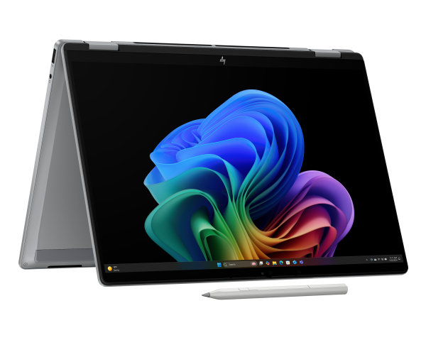 HP OmniBook X FlipNGAI 14-fk0006na Copilot+ PC AMD Ryzen™ AI 5 340 Hybrid (2-in-1) 35.6 cm (14") Touchscreen 2K 16 GB LPDDR5x-SDRAM 512 GB SSD Wi-Fi 7 (802.11be) Windows 11 Home Silver