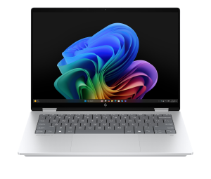HP OmniBook X FlipNGAI 14-fk0006na Copilot+ PC AMD Ryzen™ AI 5 340 Hybrid (2-in-1) 35.6 cm (14″) Touchscreen 2K 16 GB LPDDR5x-SDRAM 512 GB SSD Wi-Fi 7 (802.11be) Windows 11 Home Silver
