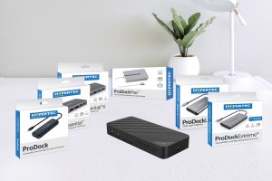 Hypertec ProDock - 6-in-1 USB-C Portable Hub. Included 1 x HDMI 2 x USB-A 3.0 and 3 x USB TYPE-C. 85w power passthrough