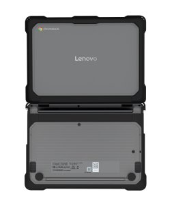 Techair TACHS031 Protective Hard Shell case for Lenovo 500e 5th Gen, 11.6-12.2 black/clear