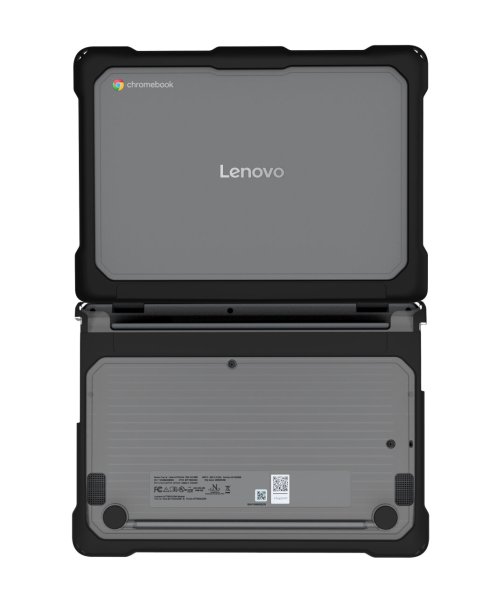 Techair TACHS031 Protective Hard Shell case for Lenovo 500e 5th Gen, 11.6-12.2 black/clear