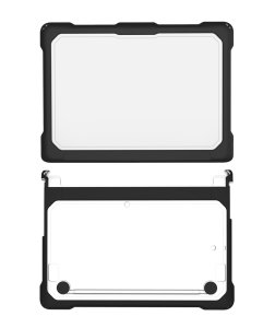 Techair TACHS031 Protective Hard Shell case for Lenovo 500e 5th Gen, 11.6-12.2 black/clear