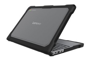 Techair TACHS031 Protective Hard Shell case for Lenovo 500e 5th Gen, 11.6-12.2 black/clear